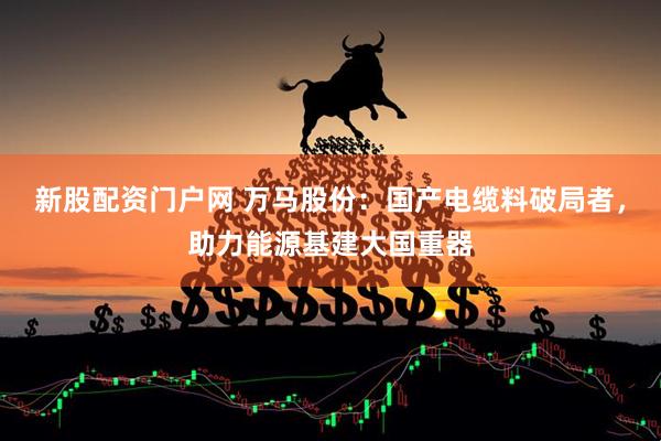 新股配资门户网 万马股份：国产电缆料破局者，助力能源基建大国重器